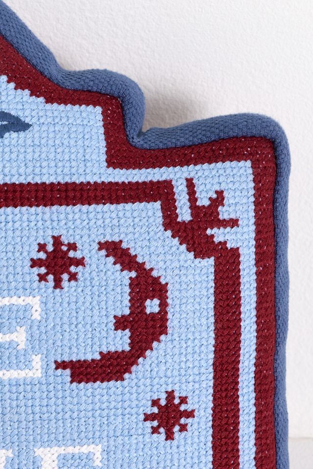 Francine Cotton Needlepoint Mini Pillows #2