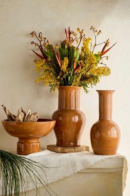 Sculptural Terracotta Vase