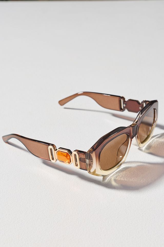 I-SEA Ombre Deco Rectangle Sunglasses #1