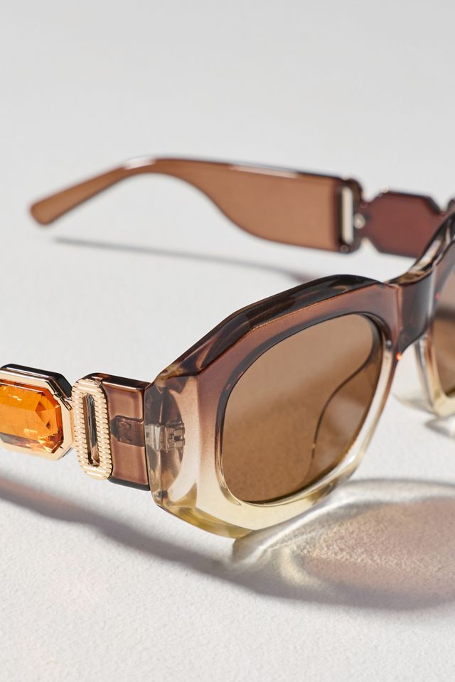 I-SEA Ombre Deco Rectangle Sunglasses #2