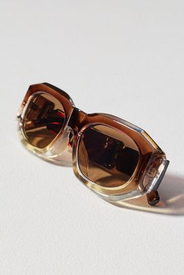 I-SEA Ombre Deco Rectangle Sunglasses