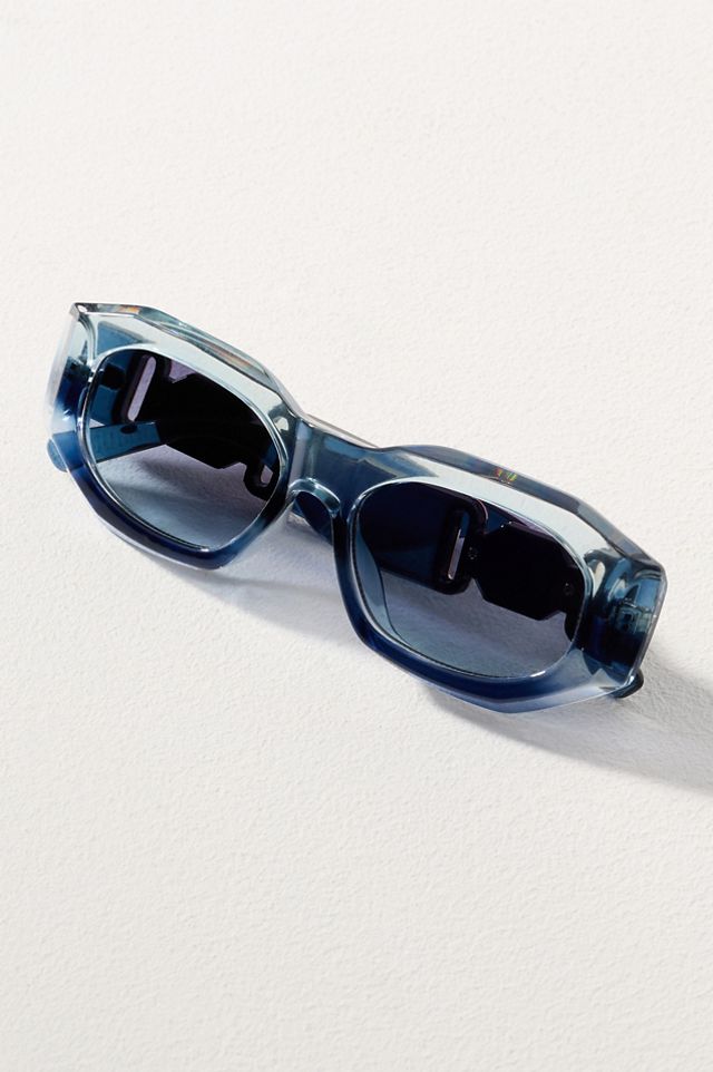 I-SEA Ombre Deco Rectangle Sunglasses #1