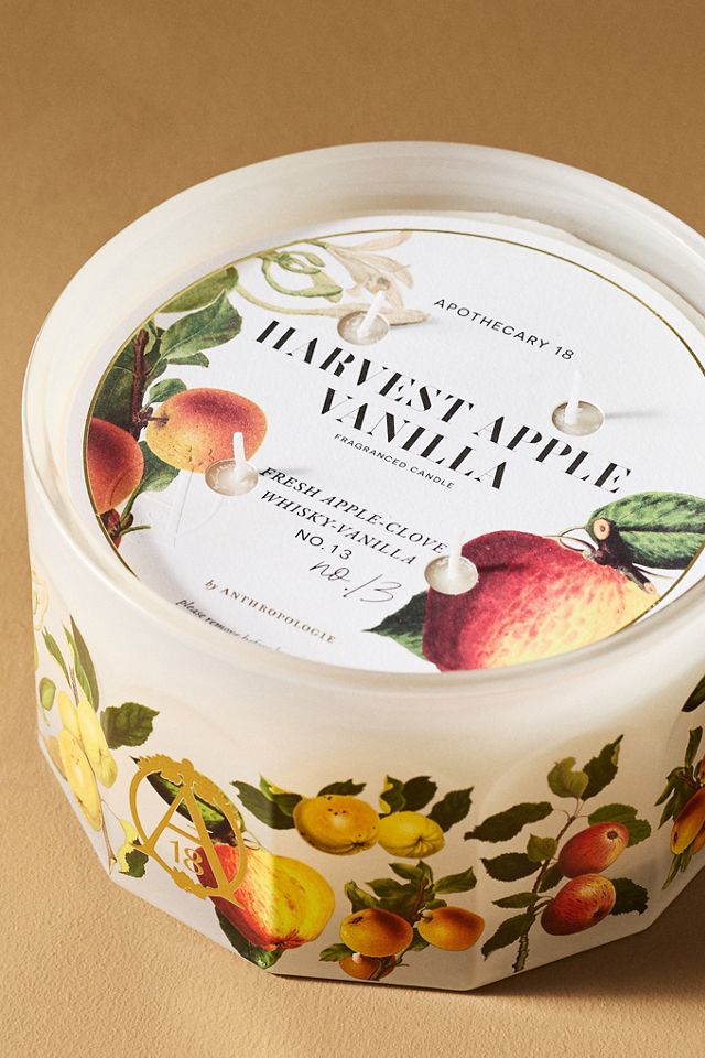 Apothecary 18 Gourmand Harvest Apple & Vanilla Glass Candle #2
