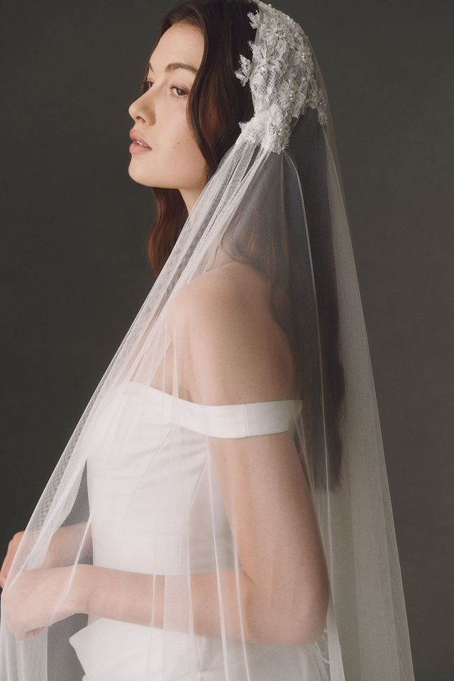Watters Juliet Cap Cathedral Veil #4