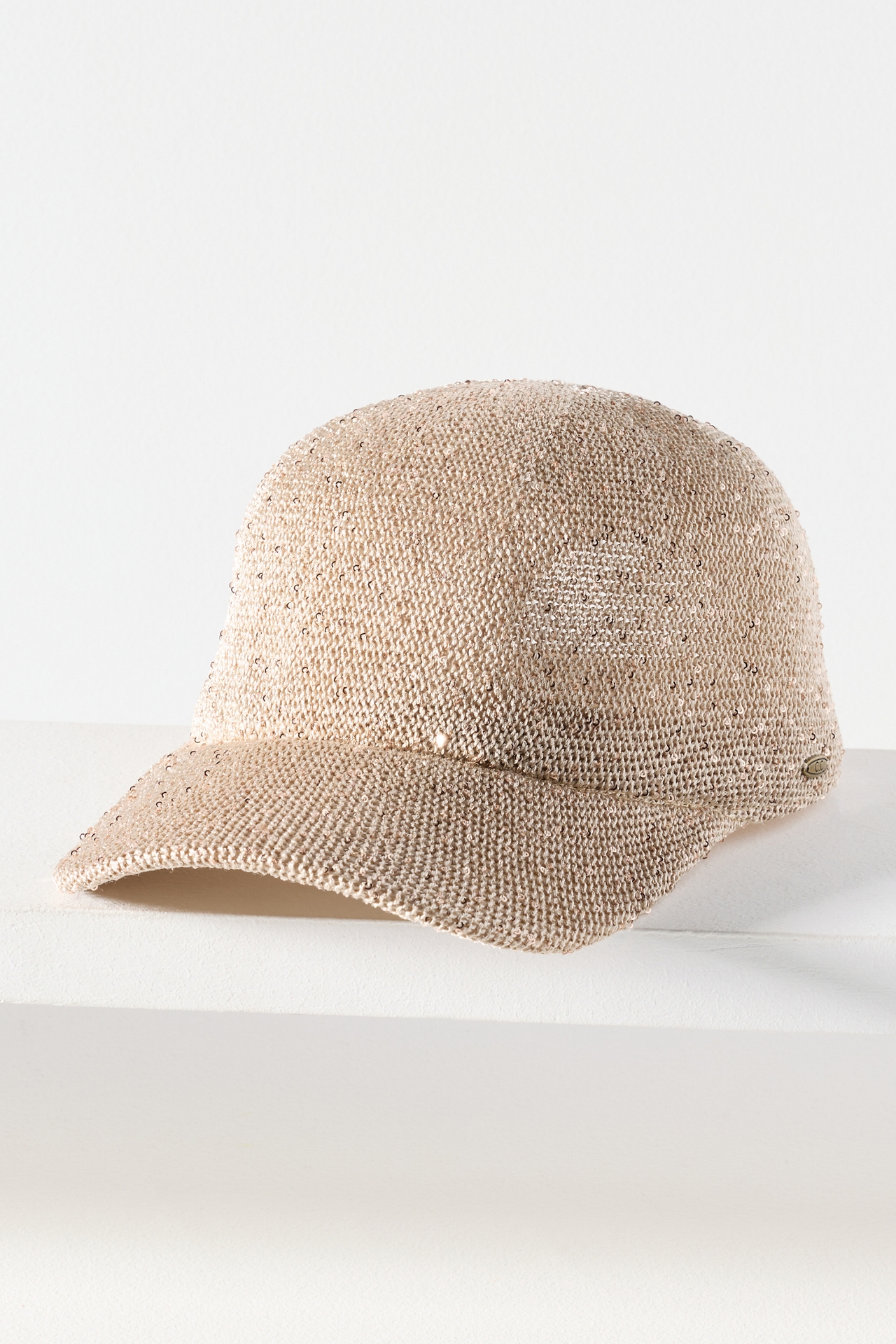 Cheveux Corp. Sparkle Knit Baseball Cap