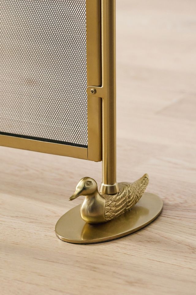 Mallard Duck Metal Fireplace Screen #1