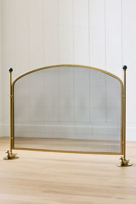 Mallard Duck Metal Fireplace Screen