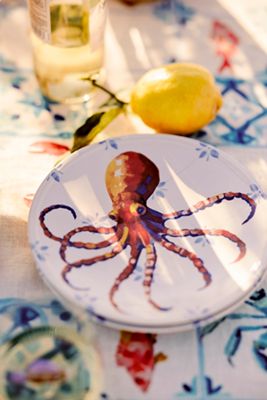 Sea Life Stoneware Side Plate