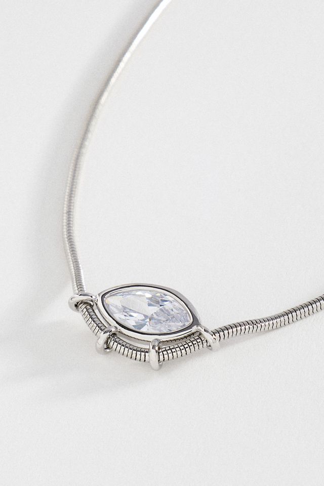 Teardrop Crystal Necklace #1