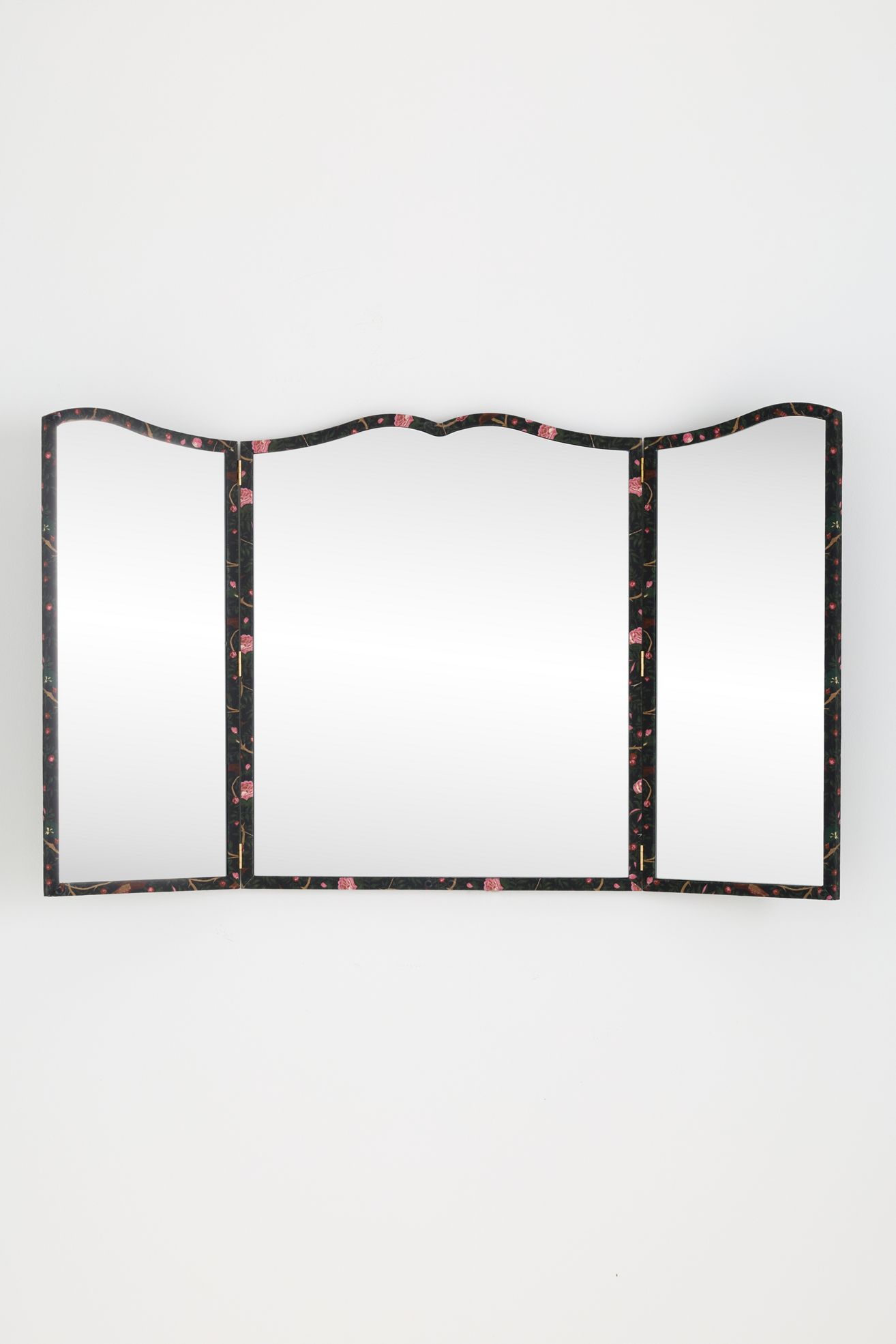 3-Panel Fabric Wall Mirror - Wren, One Size