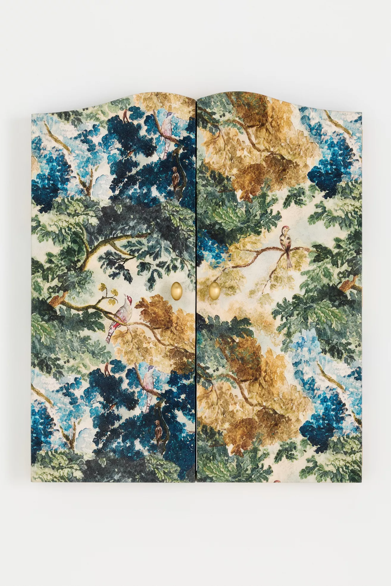 Fiona Printed Fabric Triptych Wall Mirror - thumbnail 7