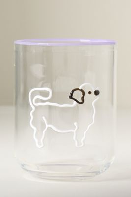 Verre à jus Love Notes : Édition chien
