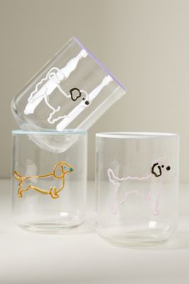 Love Notes Dog Icon Juice Glass