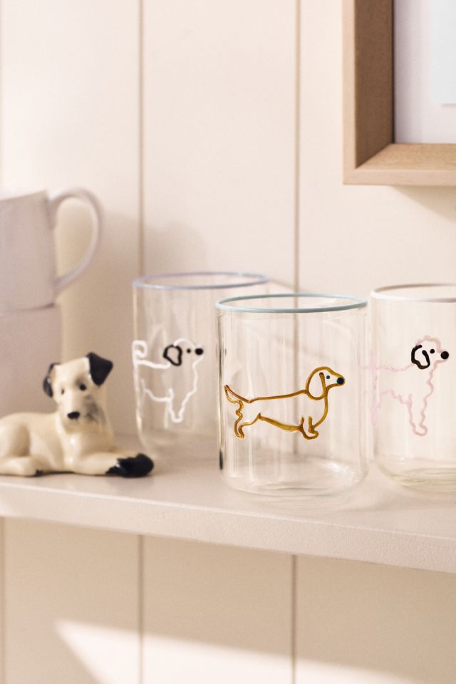 Love Notes Dog Icon Juice Glass #4