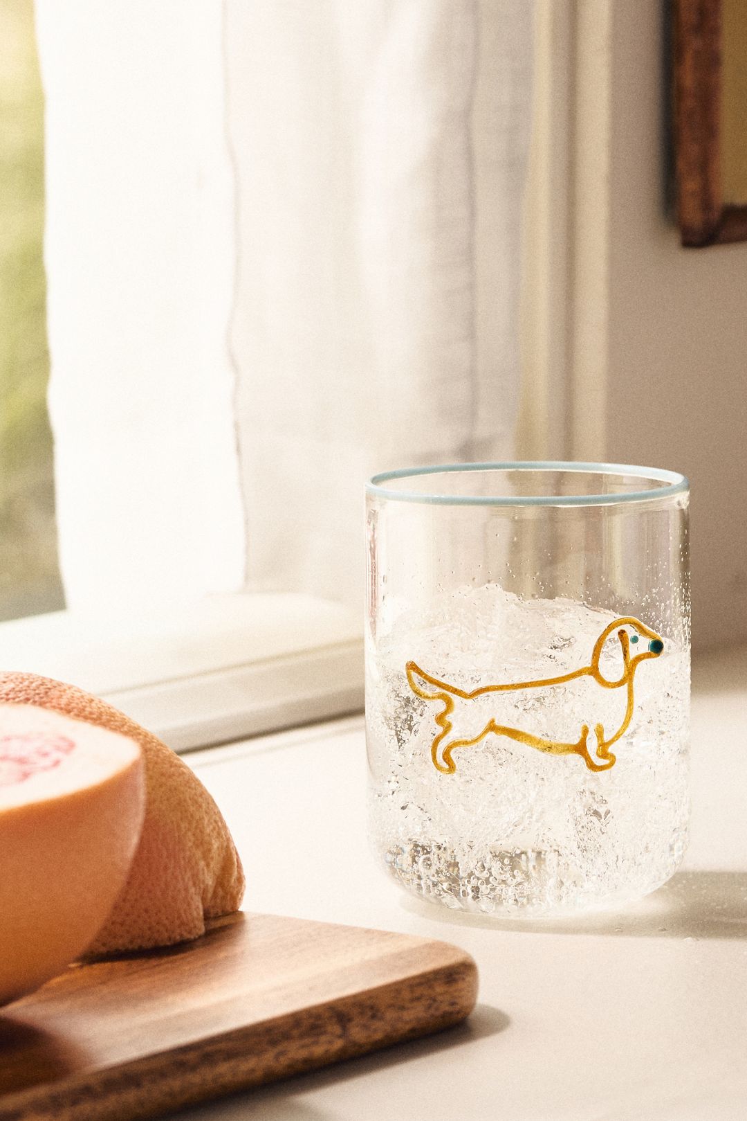The Love Notes Icon Juice Glass: Dog Edition - Dachshund, One Size