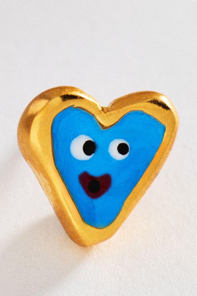 10 DECOART Art Gigglers Heart Post Earrings #1