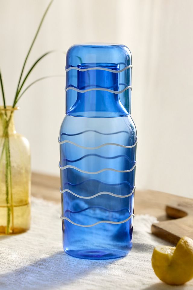 Wave Carafe + Water Glass Set #3