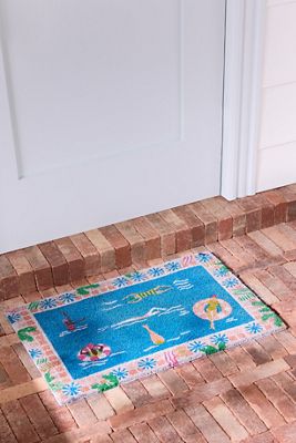 Lap Pool Printed Coir Doormat