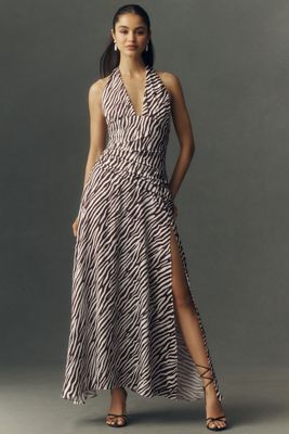 Bardot Oskar Halter-Neck Maxi Dress