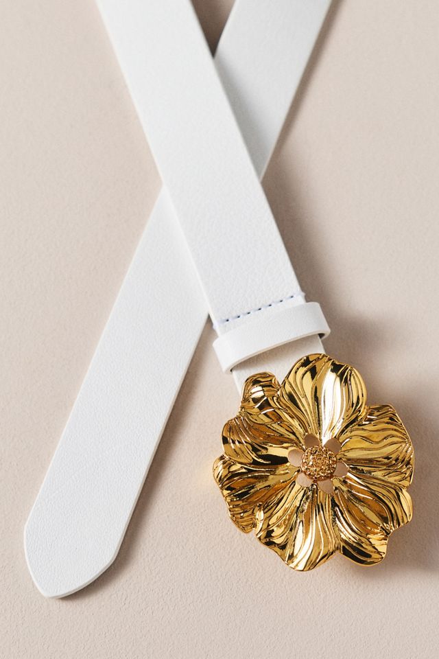 【ゼラニウム】B-LOW THE BELT プレートホソベルト B-Low The Belt Flora Belt | Anthropologie