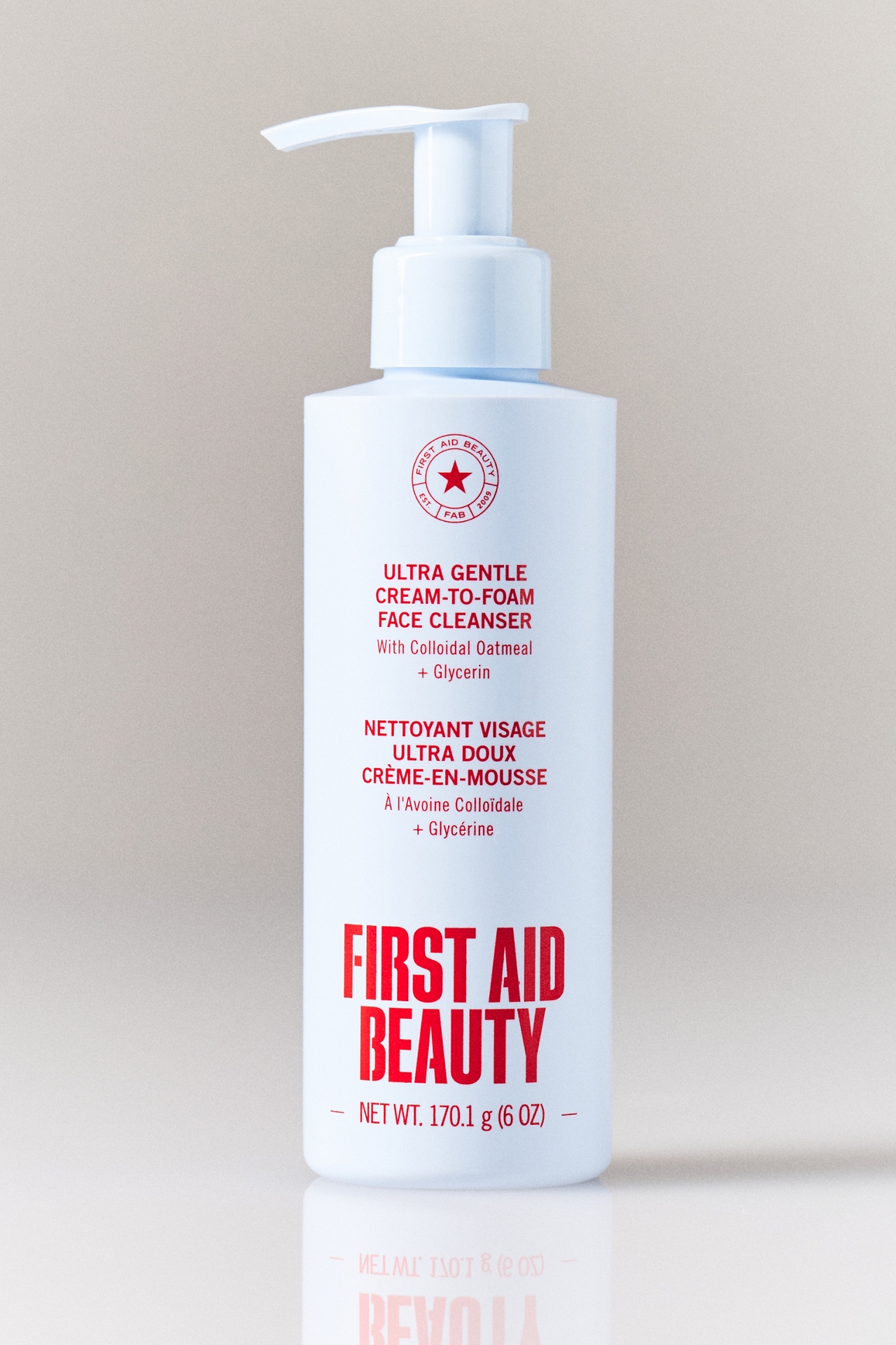 First Aid Beauty Ultra Gentle Cream-to-Foam Cleanser 