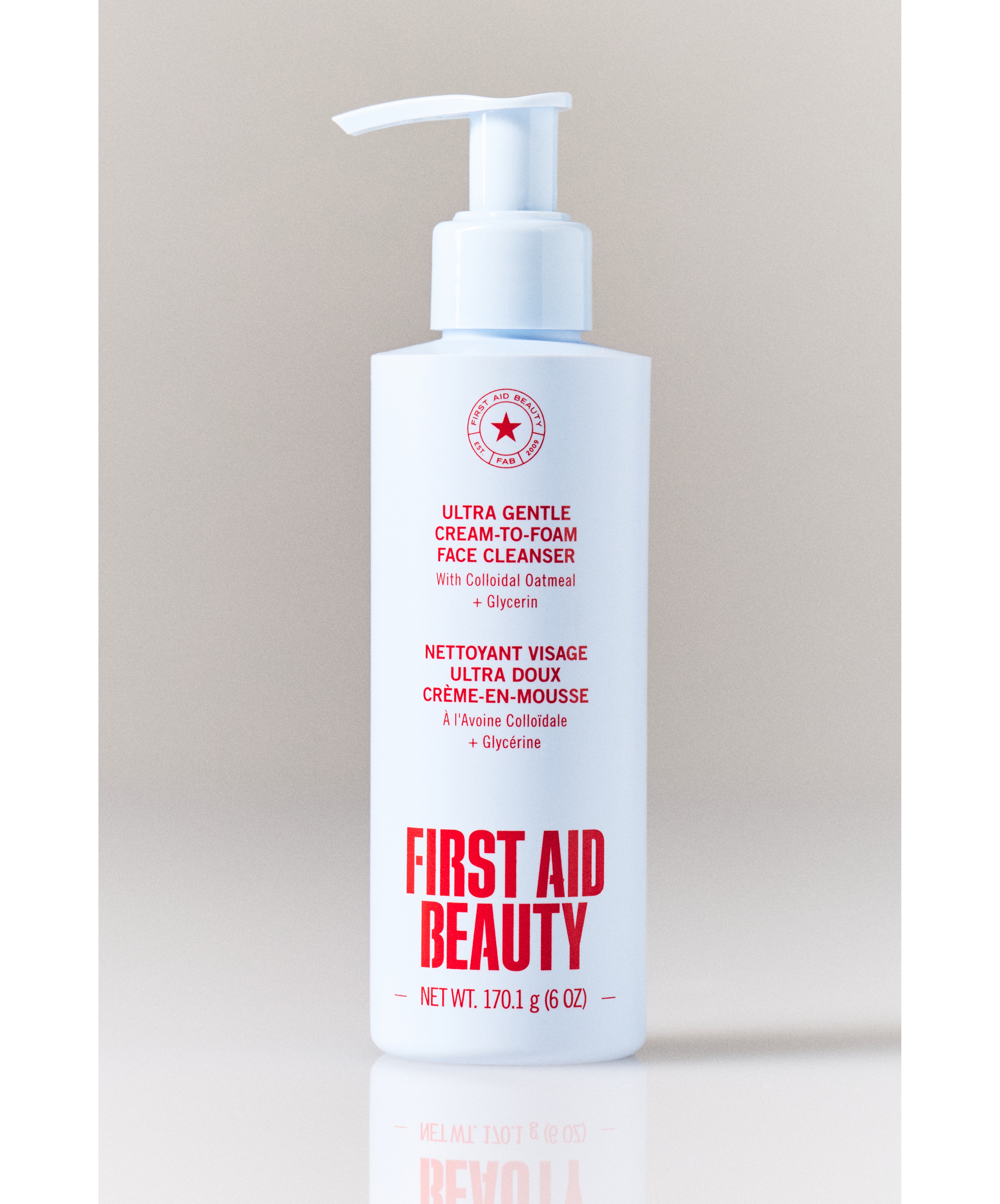 First Aid Beauty Ultra Gentle Cream-to-Foam Cleanser