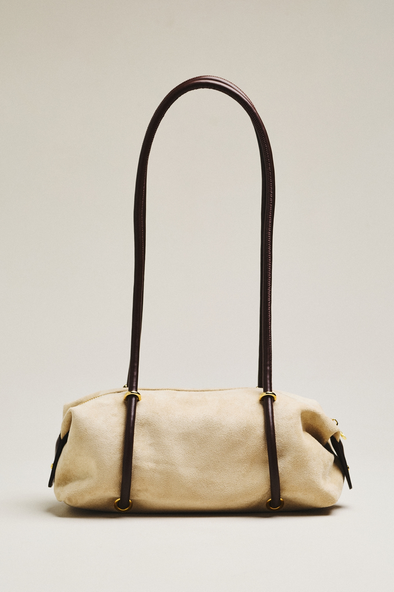 By Anthropologie Suede Slouchy Shoulder Bag