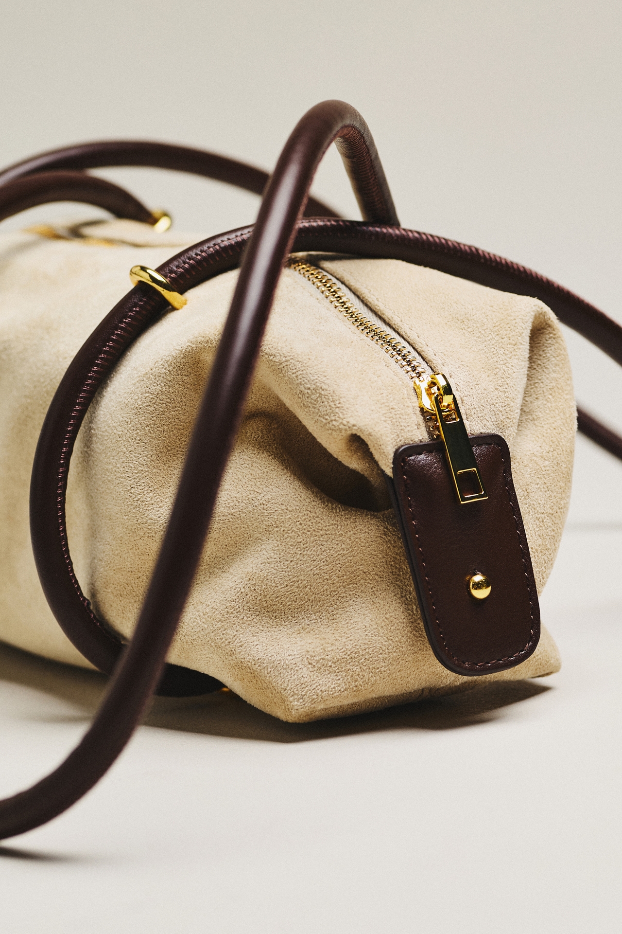 By Anthropologie Suede Slouchy Shoulder Bag