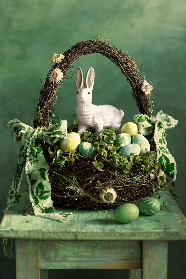 Floral Arch Handle Basket Planter #4