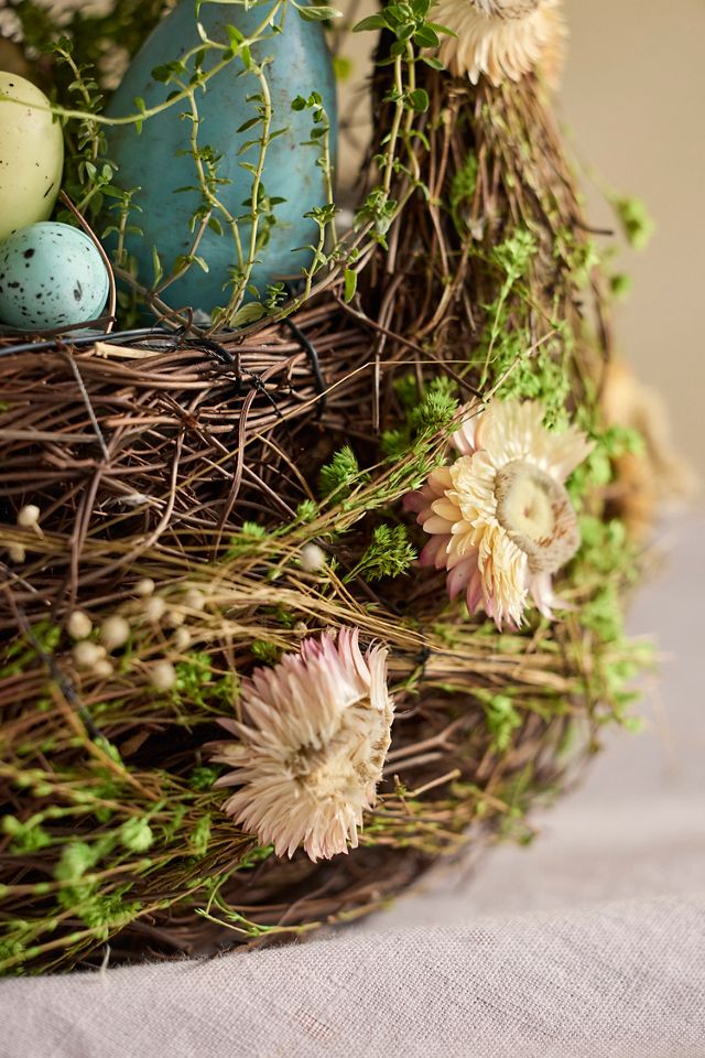 Floral Arch Handle Basket Planter #1