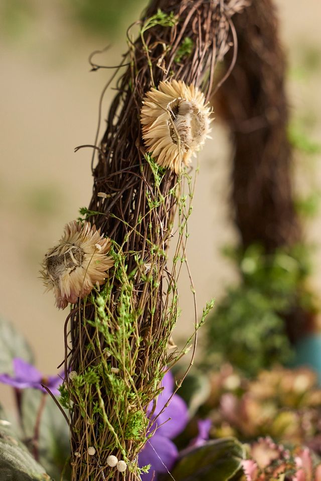 Floral Arch Handle Basket Planter #2