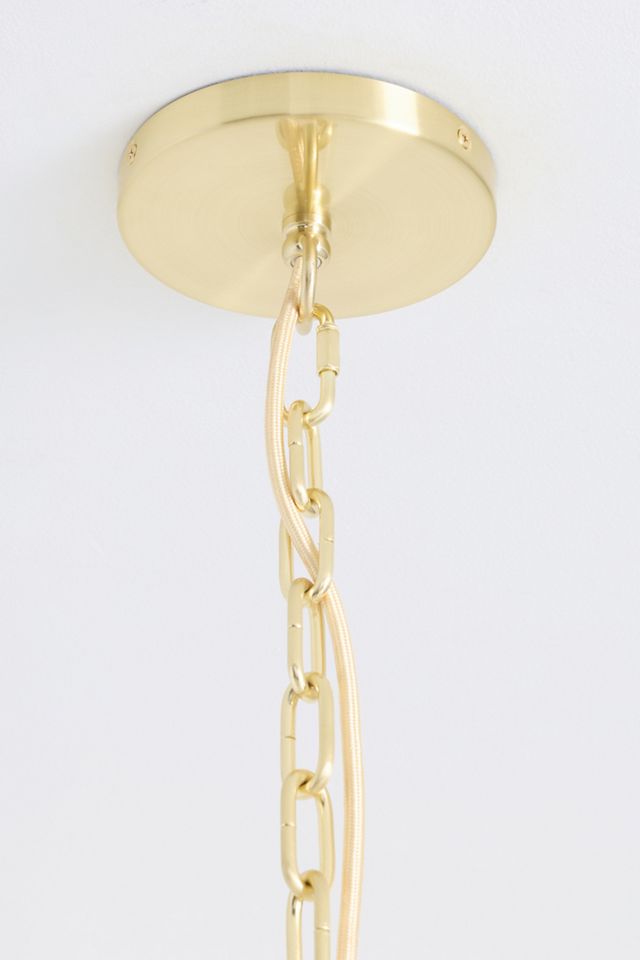 Anisa Tiered Petal Glass Chandelier #4