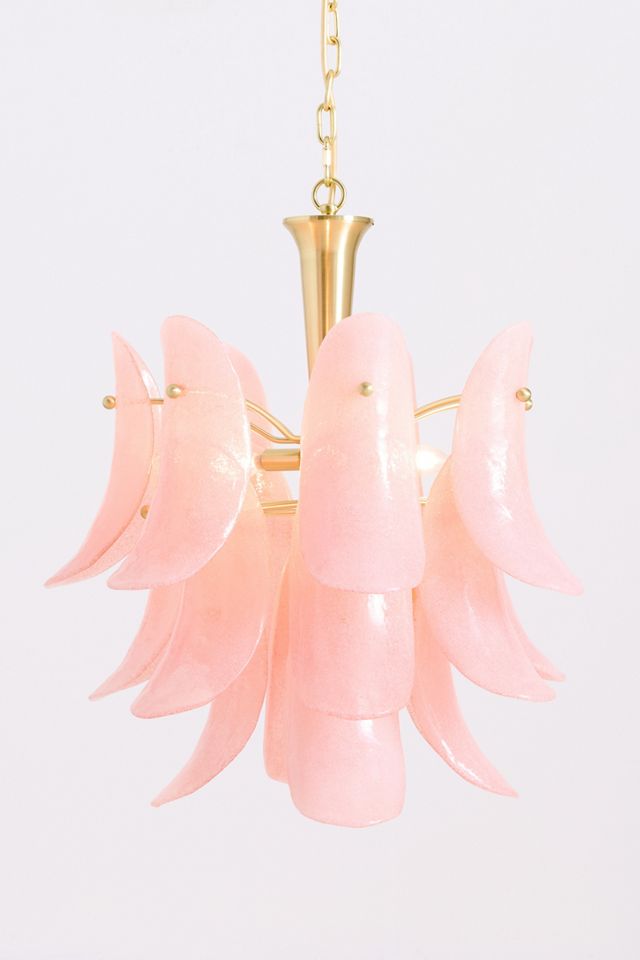 Anisa Tiered Petal Glass Chandelier #1