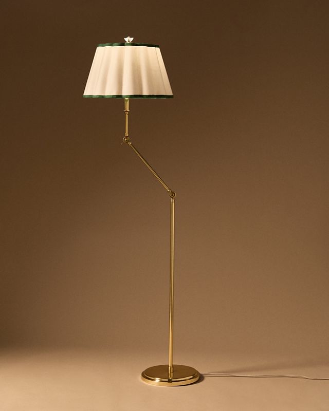 Nena Flower Brushed Brass Lamp Finial #5