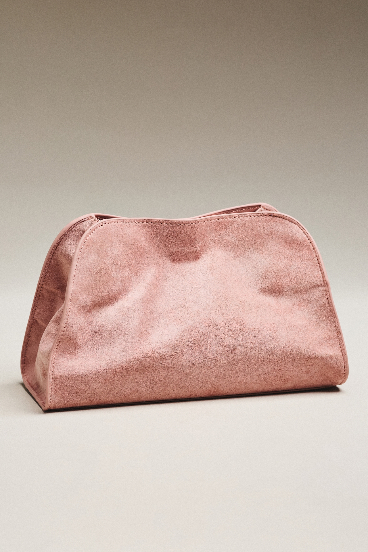 Janie Faux Suede Shoulder Bag
