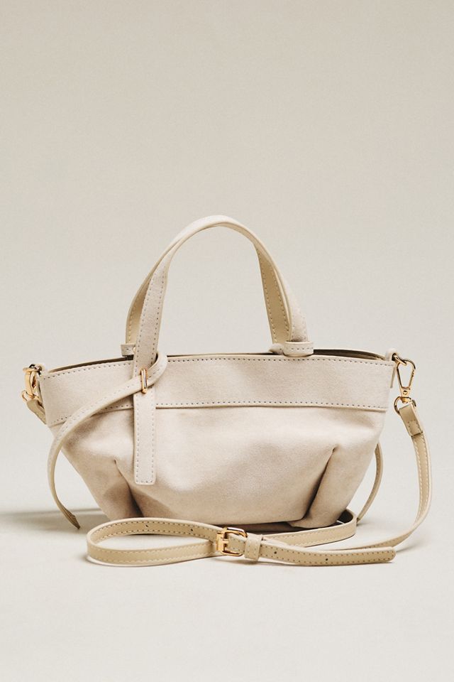 Faux Suede Mini Cinched Handbag #2