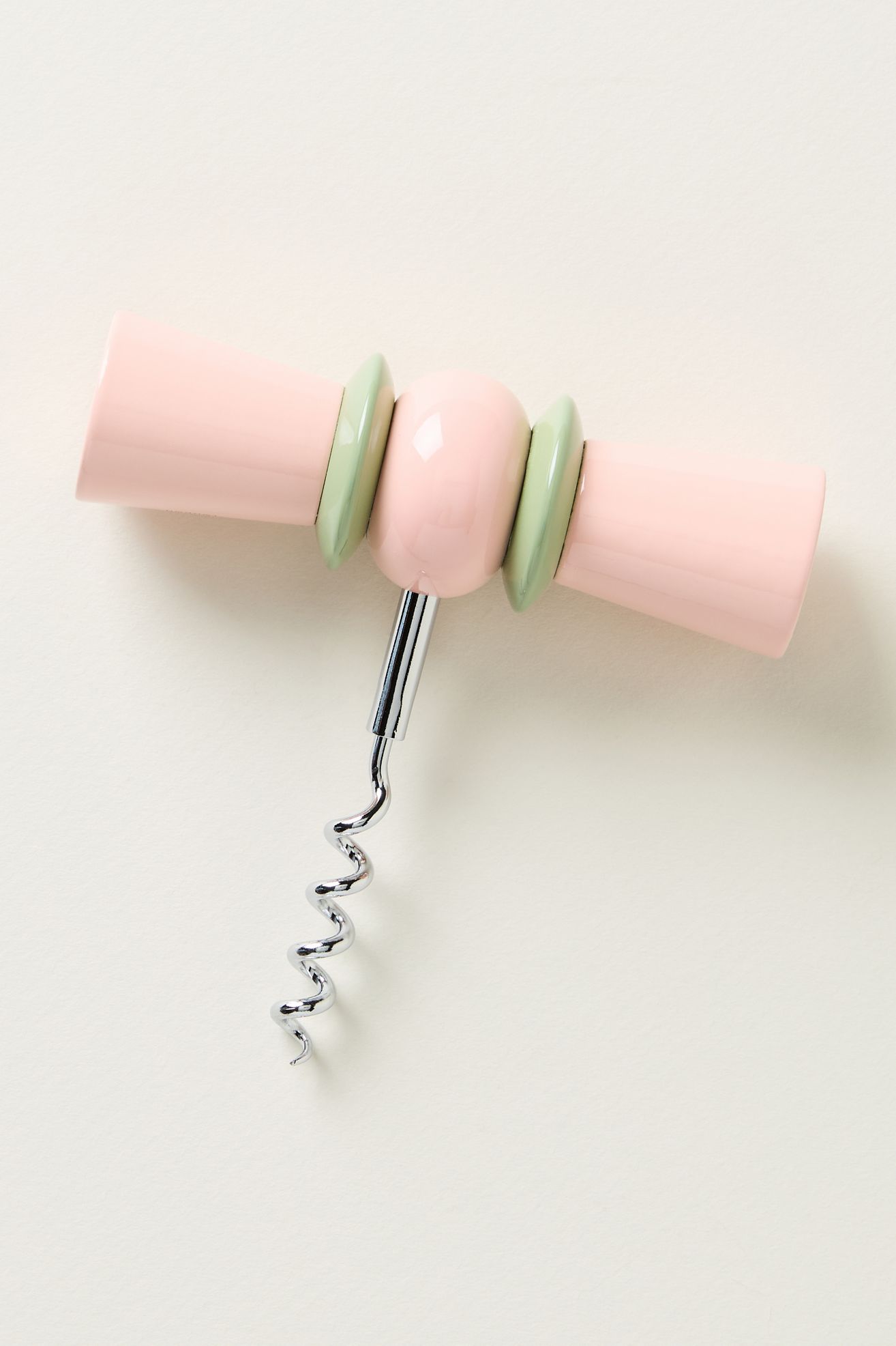 Addison Ross Bow Tie Corkscrew - Pink & Green, Standard, One Size
