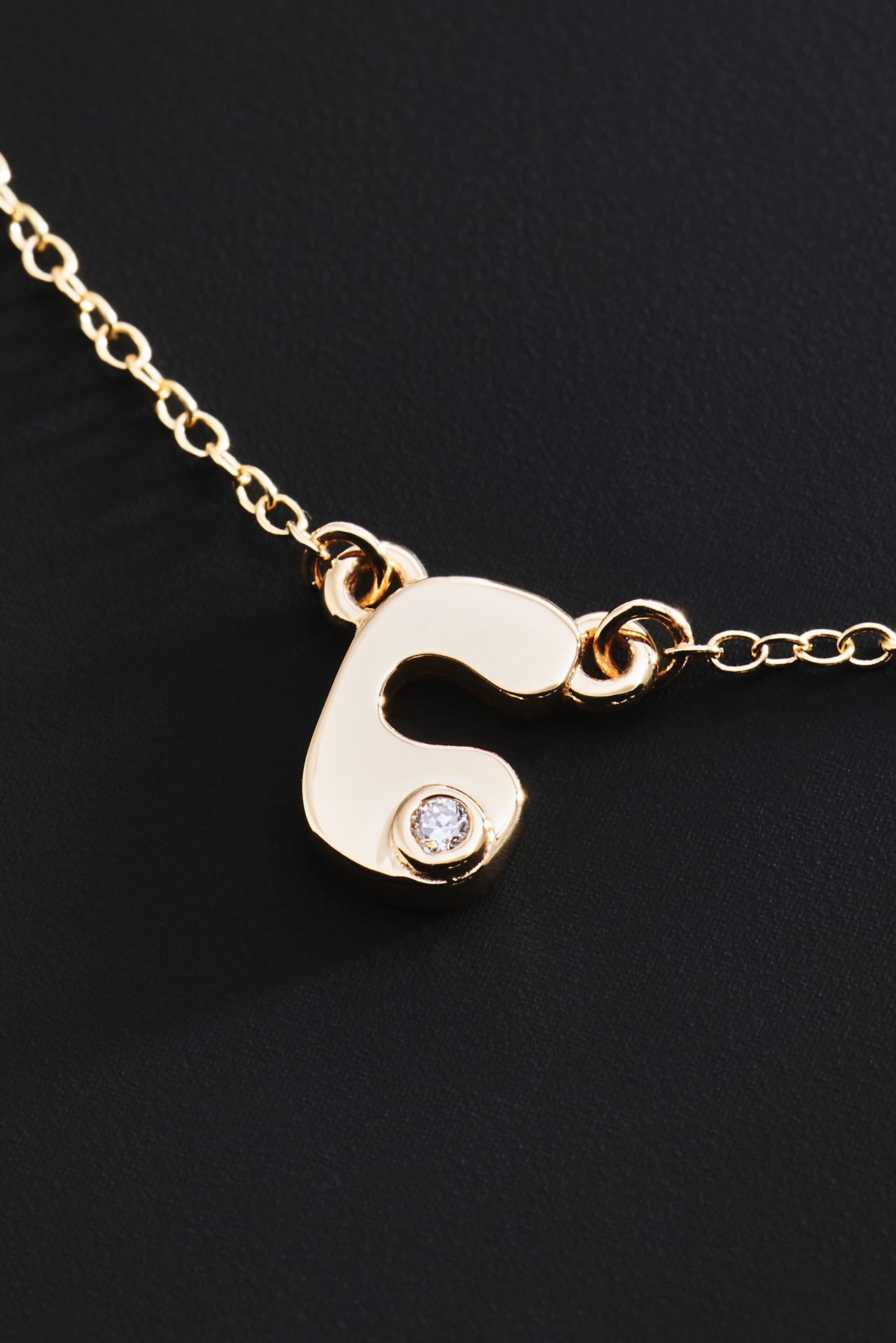 Alison Lou Mini Stellar Letter Necklace