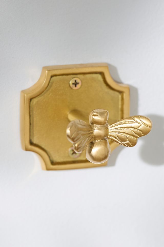 Anneli Brass Bee Bath Hook #1