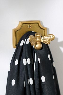 Anneli Brass Bee Bath Hook