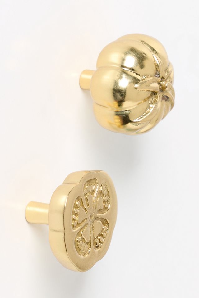 Harvest Brass Knob, Set of 2 #2