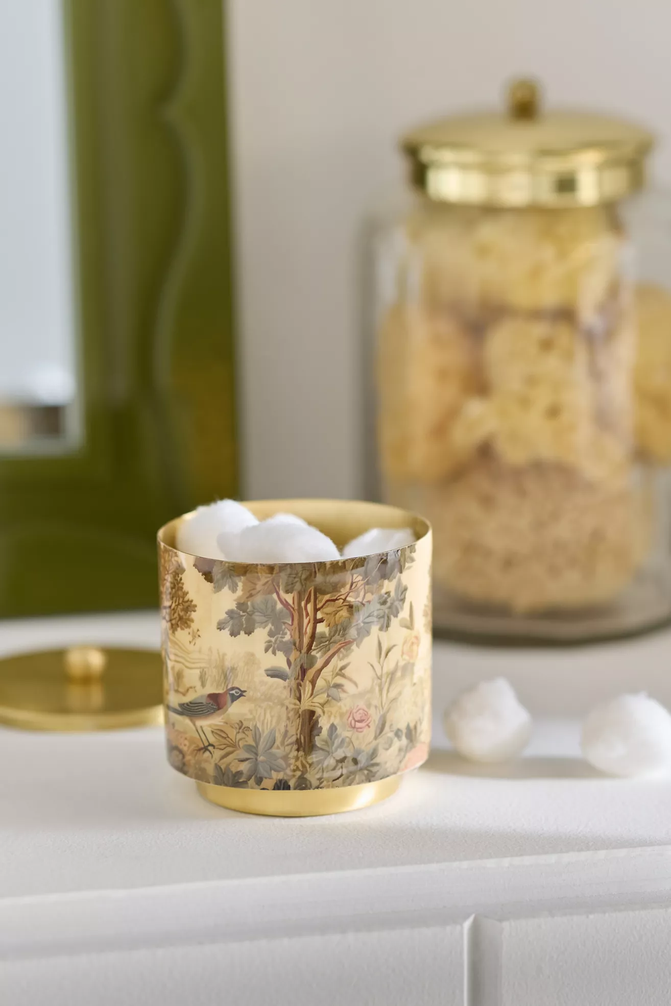 Mckay Patterned Metal Bath Canister - thumbnail 3