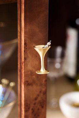 Cocktail Brass Knob