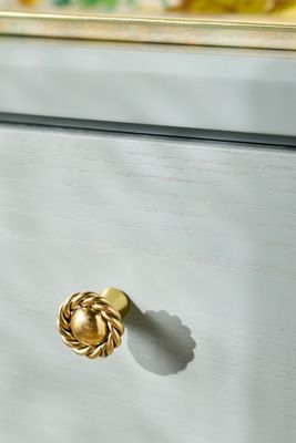 Maude Twisted Rope Brass Knob