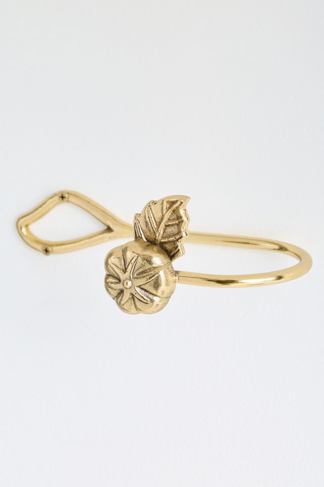 Harvest Tomato Brass Tieback #1