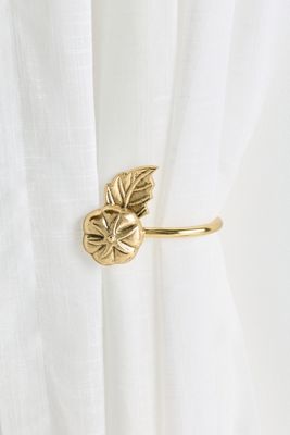 Harvest Tomato Brass Tieback