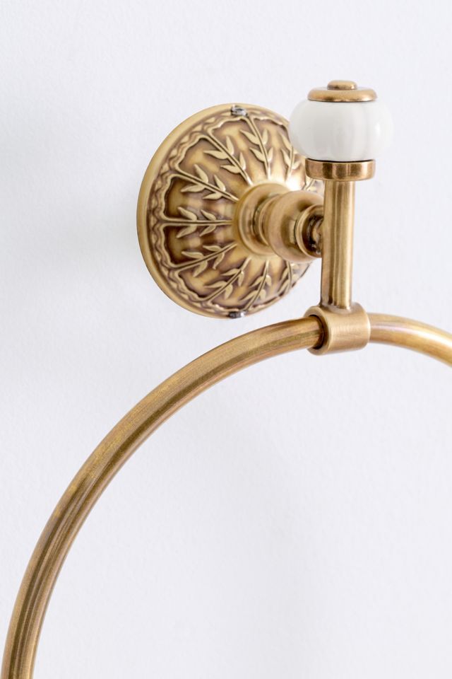 Eloise Brass Towel Ring #4