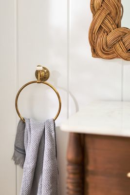 Eloise Brass Towel Ring
