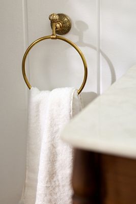 Eloise Brass Towel Ring