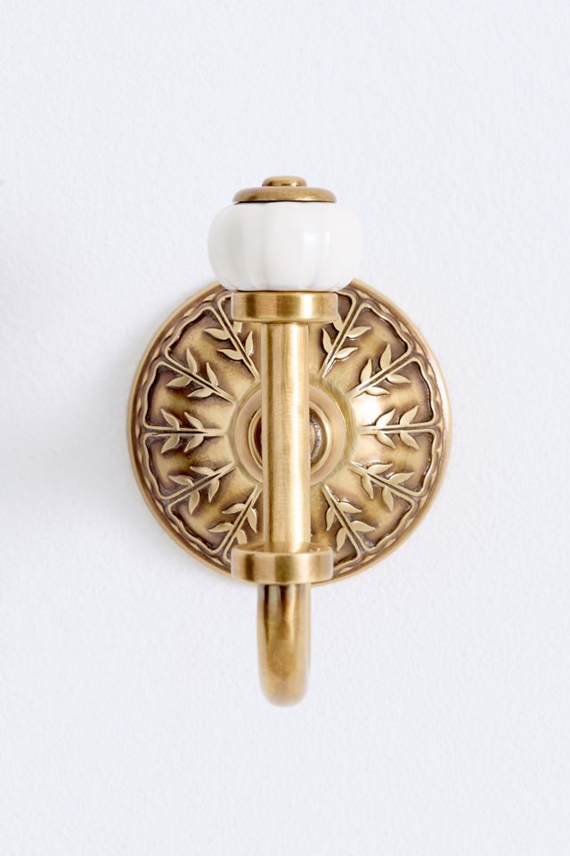 Eloise Brass Bath Hook #2